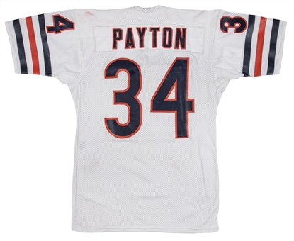 1975-80 Walter Payton Game Used and Photo Matched Chicago Bears Road Jersey - Earliest Known Photo Matched Payton Jersey! - Matched To 11/23/80 (MEARS A10 & Sports Investors Authentication)